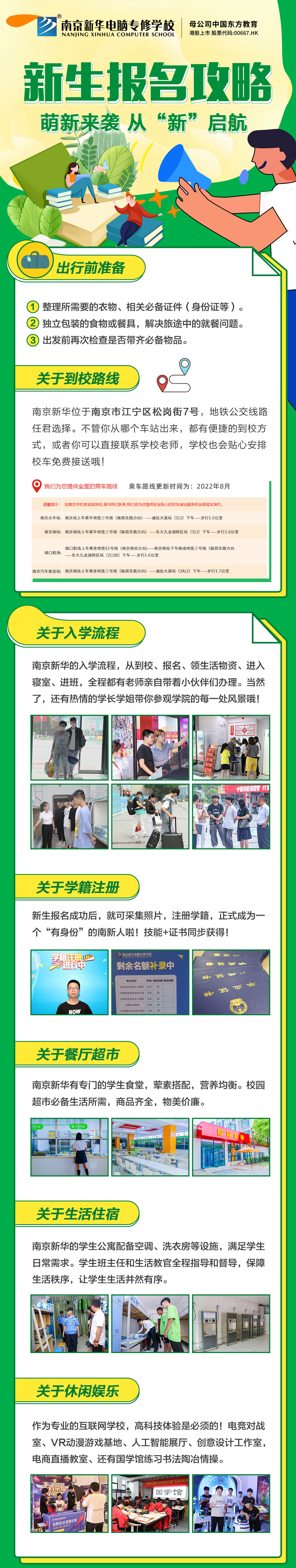 新生報(bào)名攻略| 2022級的同學(xué)們，我們在南京新華等你！